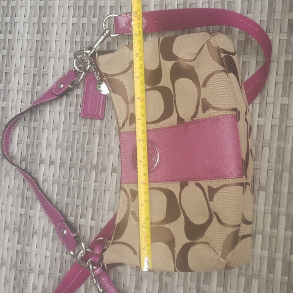 ❤COACH Signature Stripe Demi Top Handle (NWOT) - Picture 11 of 15